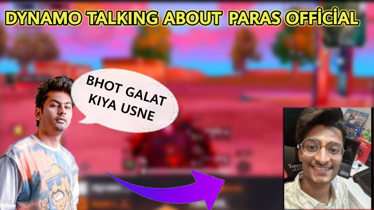 HYDRA DYNAMO TALKING ABOUT PARAS OFFİCİAL ON LIVE STREAM | BIG THOUGHT GAMING