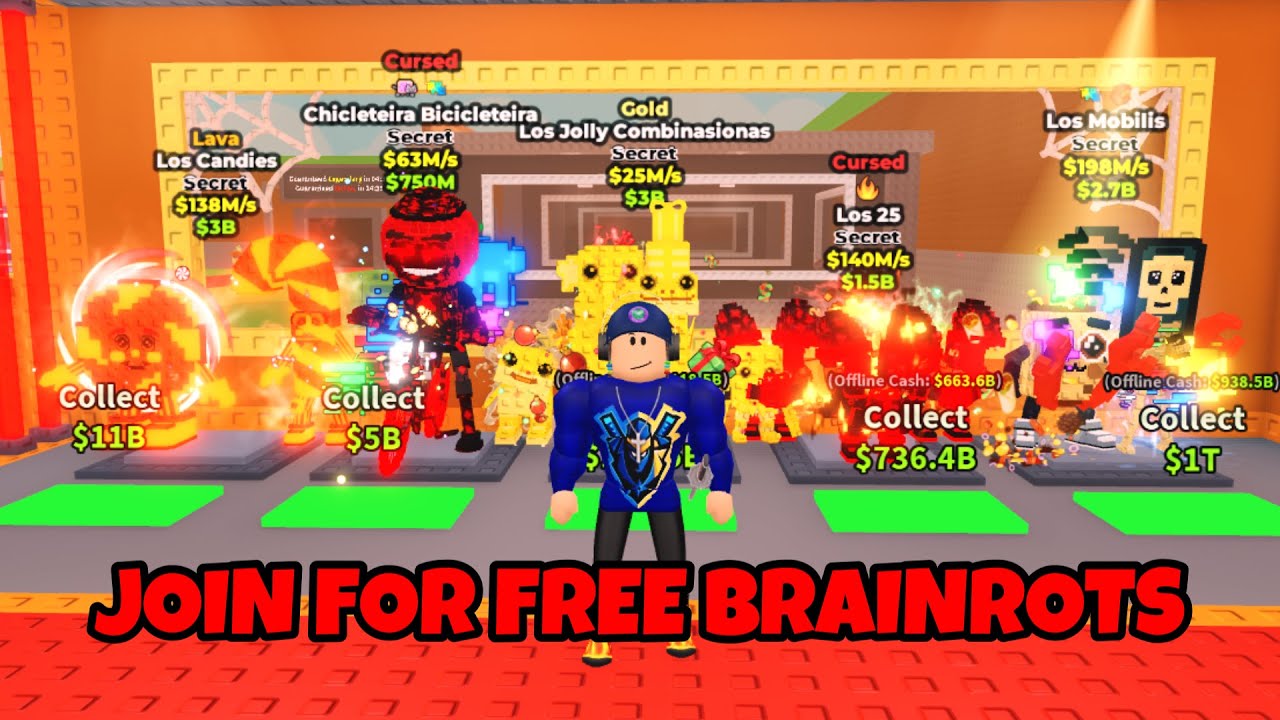 🔴JOIN IF YOU WANT FREE BRAINROTS!