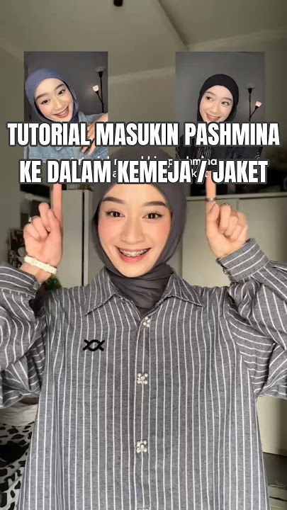 Cara Pakai LEU Nema #pashmina kedalam kemeja & jaket #hijab #hijabstyle #jilbab #viscose