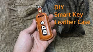 [Leather Handmade EP1] Making A Smart Key Leather Case | DIY