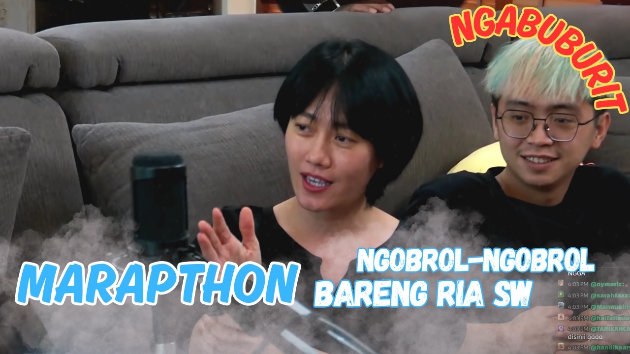 NGABUBURIT NGOBROL NGOBROL BARENG RIA SW #marapthon #marapthon3 #marapthon2