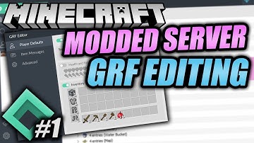 Adding Custom GRF To Your Modded Minecraft Server! - Universal Minecraft Editor Modded Server #1