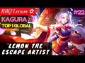 Lemon the escape artist top global 1 kagura  rrqlemon  kagura gameplay 22 mobile legends