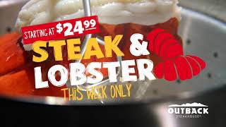 Outback Steakhouse || Steak & Lobster By Popular Demand