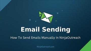 How To Send Emails Manually In NinjaOutreach