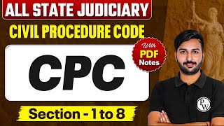 CPC Free Lecture Series | Section 1-8 (Part-2)| ๐๐ข๐ฏ๐ข๐ฅ ๐๐ซ๐จ๐๐๐๐ฎ๐ซ๐ ๐๐จ๐๐ ๐๐๐๐ | Lecture-3 |JudiciaryByPW
