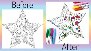 Coloring Pages | Star | Antistress video