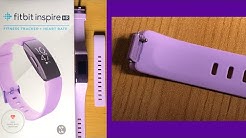 Fitbit Inspire HR How to change the Strap / Band . Works with some other models