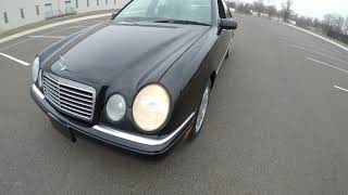 4K Review 1998 Mercedes E320 Virtual Test-Drive and Walk around