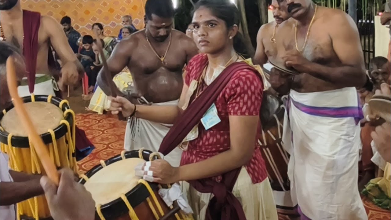 സ്വന്തം തട്ടകത്തിൽ കുമാരി അർച്ചന പ്രിയേഷിന്റെ മിന്നുന്ന തായമ്പക | Archana Priyesh Single Thayambaka