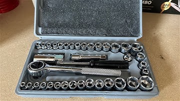 Performance Tool 40 Piece Socket Set
