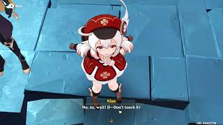 klee's bomb explodes on a pyro abyss mage