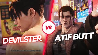 Tekken 8 High Level Match | Devilster (Jin) Vs Atif Butt (Dragunov)!