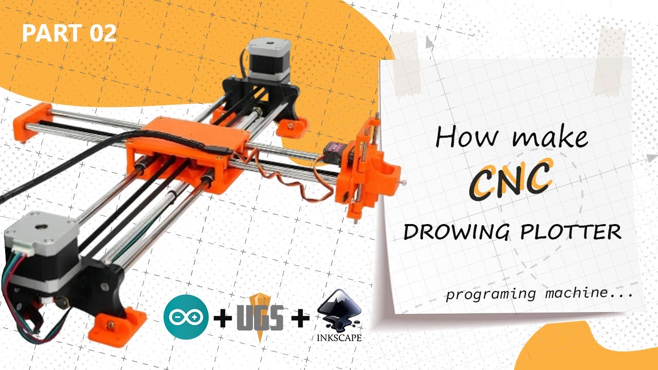 #cnc Arduino CNC Pen Plotter Part 2 Programming Video Drawing & Writing ...