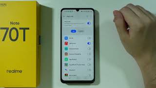 Realme Note 70T: How to Auto Lock Apps when Exiting (App Lock Setting) screenshot 1