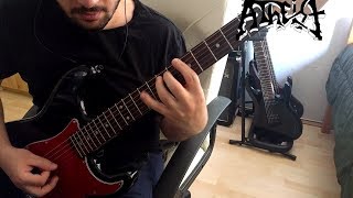 Atheist - Unholy War (Guitar Cover)