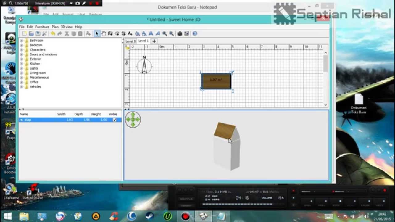 Cara Membuat Atap Di Sweet Home 3D YouTube