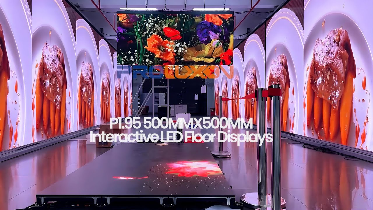 Interactive LED Floor Display Screens, P1.95 GOB High-end Smart ...