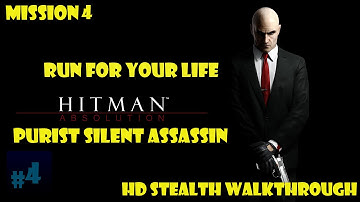 Hitman Absolution Gameplay Walkthrough Part 1  Run For Your Life  Mission 4 (PS3/PC/Xbox 360)