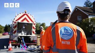 Water company supplying millions of Britons could collapse - BBC Newsnight
