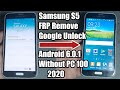 S5 Samsung Account Bypass Latest Method Without PC / Unlock All Samsung Account 2020 / Bypass FRP.