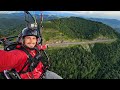 Paramotoring to two mountaintop airports  one abandoned one operational