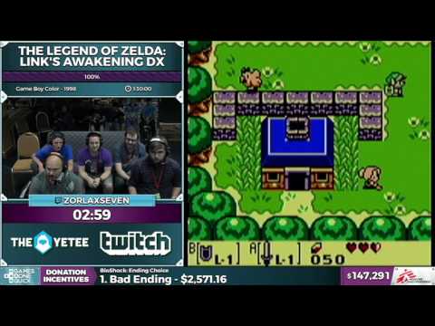 The Legend of Zelda: Link's Awakening DX by GlyphDX in 1:21:09- Awesome  Games Done Quick 2021 Online 