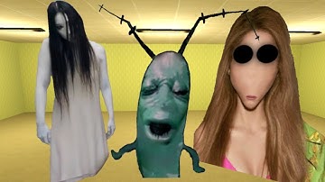Plankton Aughh, Shakira Nightmare And Kayako Saeki Nextbot Gmod