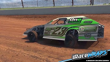 Lucas Hubbell - Dirt Modified iRacing wrap from iRaceWraps and Speedway Car Cams