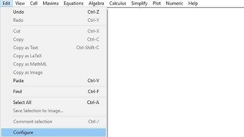 wxMaxima: Configure, Change Font, GCD