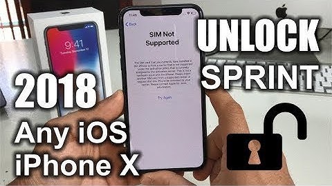How To Unlock iPhone X From Sprint to Any Carrier | Carrier Unlock