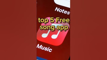Top 5 Free music app || song  apps #shorts #ytshorts
