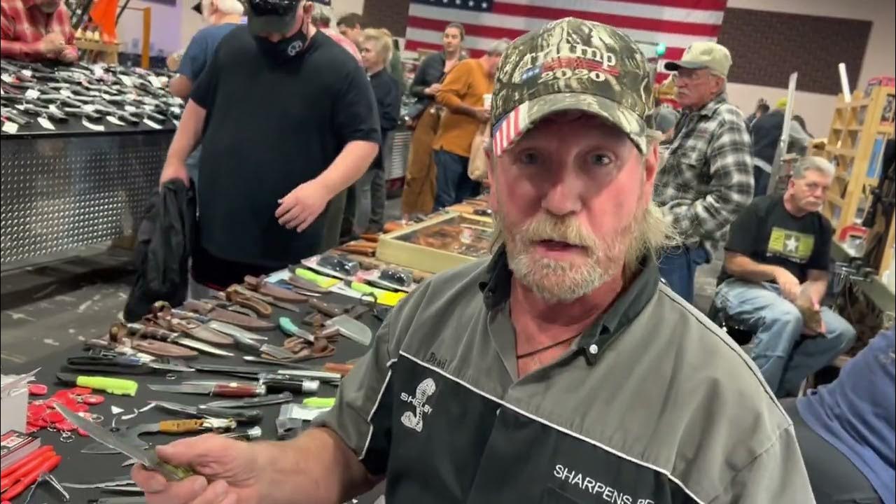 Free Knife Sharpening at Tanner Gun Show Denver YouTube