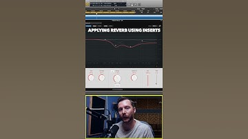 Applying Reverb Using Inserts and Sends #Shorts