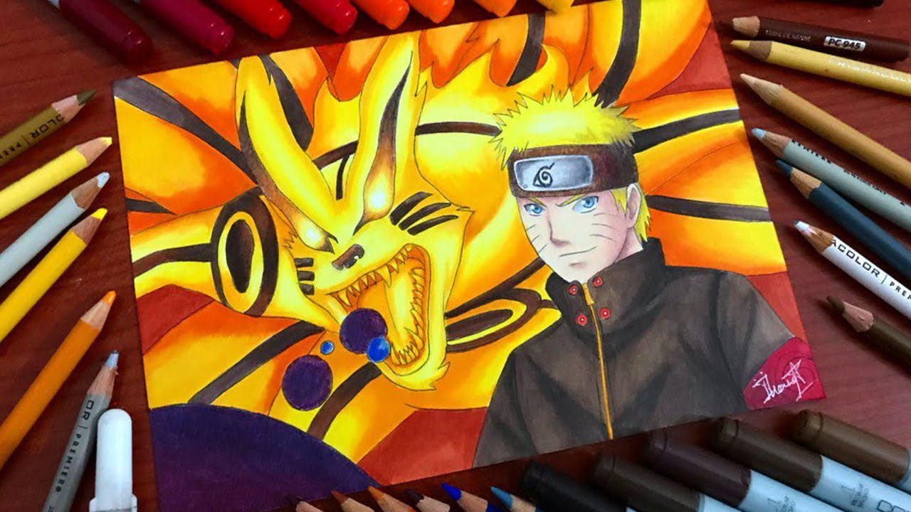 Naruto realista - Speed drawing