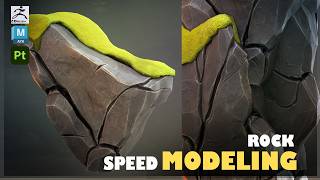 Making a Stylized Moss Covered Rock with Zbrush, Maya 2025, and Substance Painter Making a Stylized Moss Covered Rock with Zbrush, Maya 2025, and Substance Painter