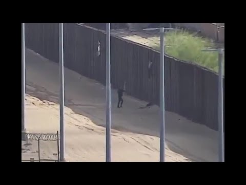 Video shows two teens falling off 18-foot border wall in Arizona