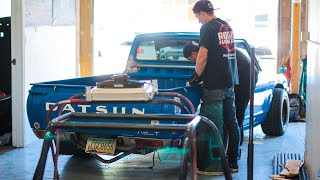 Elevated Bed is pretty Cool ?| Episode 31: Datsun 620 Engine Swap 2jz
