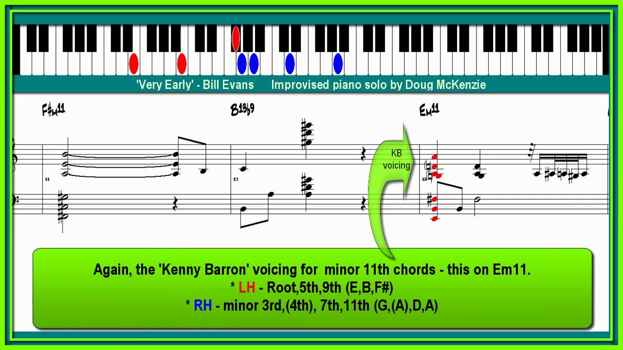 'Very Early' - solo jazz piano lesson (HD)