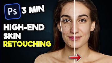 How to Retouch Skin in 3 Minutes or Less || Photoshop Portrait Skin Retouching Tutorial