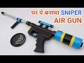 How to make powerful alcohol gun with laser light  how to make sniper air gun with laser light