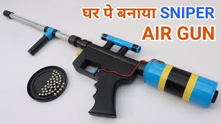 How to make Powerful Alcohol Gun with Laser Light | How to make sniper air gun with Laser Light