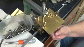 Grandfarther Clock Build S1   E2  New Bushing & Gear Polishing