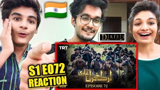 Diriliş Ertuğrul Reaction | Ertugrul Ghazi Urdu Season 1 Episode 72 Reaction | Ertugrul Ghazi Urdu