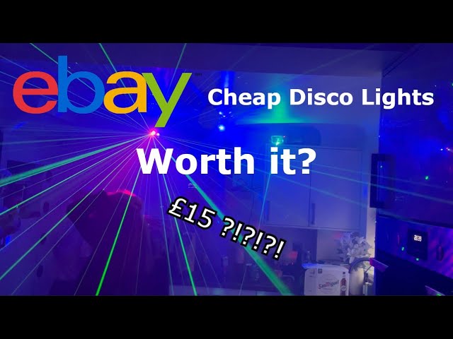  Enjoyedled DJ Disco Laser Party Lights - Battery