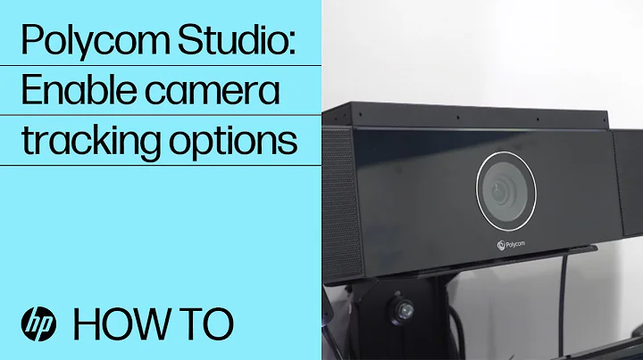 Polycom Studio: How to enable camera tracking options | HP Support