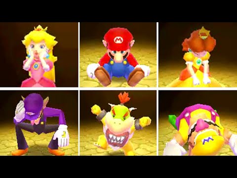 Mario Party Island Tour All Game Over Screens
