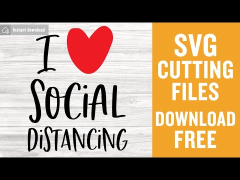 Social Distancing Svg Free Cut Files for Scan n Cut Free Download