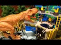 【恐竜】ジュラシック・ワールド ティラノサウルスがダイノリサーチステーションで大暴れ！JurassicWorld マテル(MATTEL)恐竜フィギュア