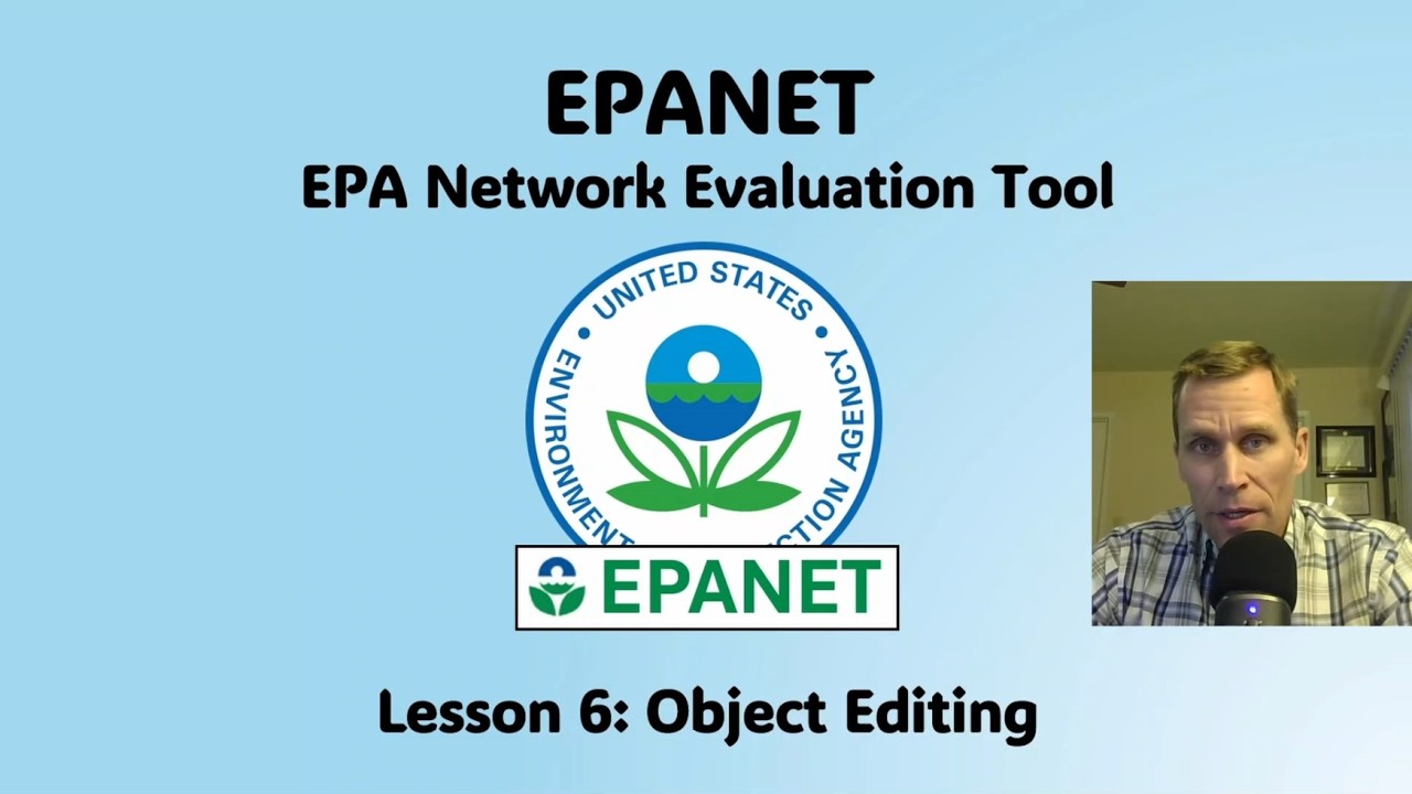 EPANET Lesson 6 - Object Editing - YouTube
